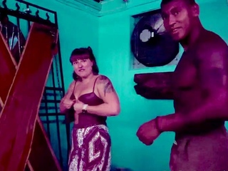 Close Up Black And White Blowjob