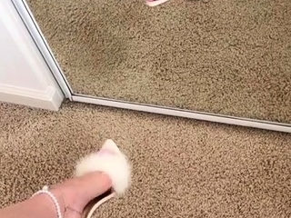 Amateur Foot Fetish Girlfriend Sucks and gives a Footjob