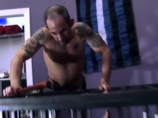 Dom Daddy Cage Trains His Horny Pup